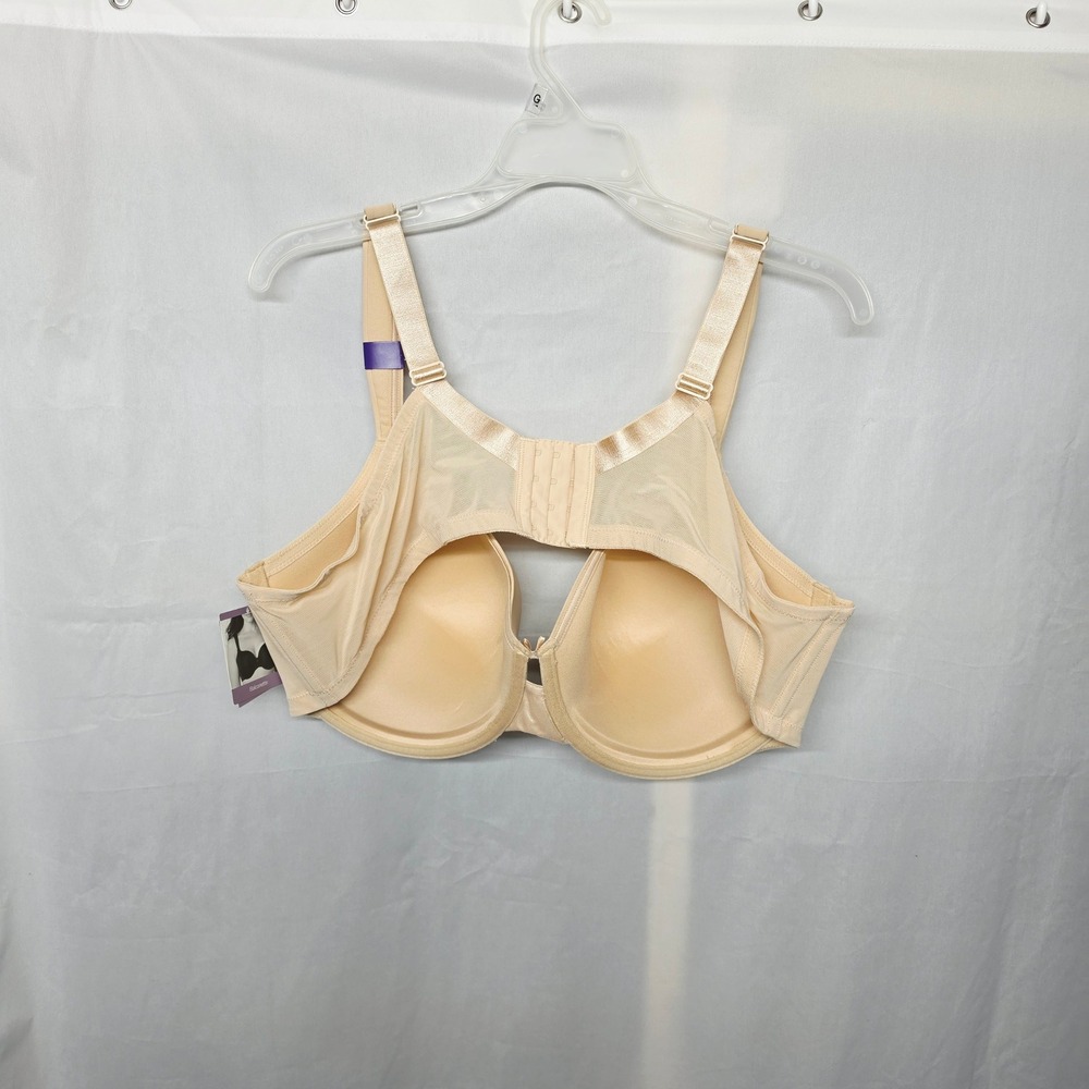 Catherines Intimates Balconette Bra Beige 48C Memory Foam Underwire SCY2240 NEW - Picture 4 of 11